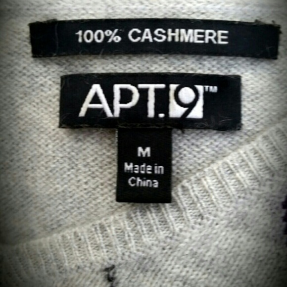 Apt.9 100% Cashmere Sweater - Picture 4 of 6